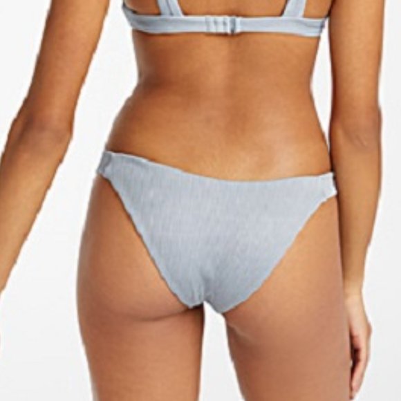 RVCA Faded Storm-Hued Ribbed bikini Bottom - Picture 2 of 4